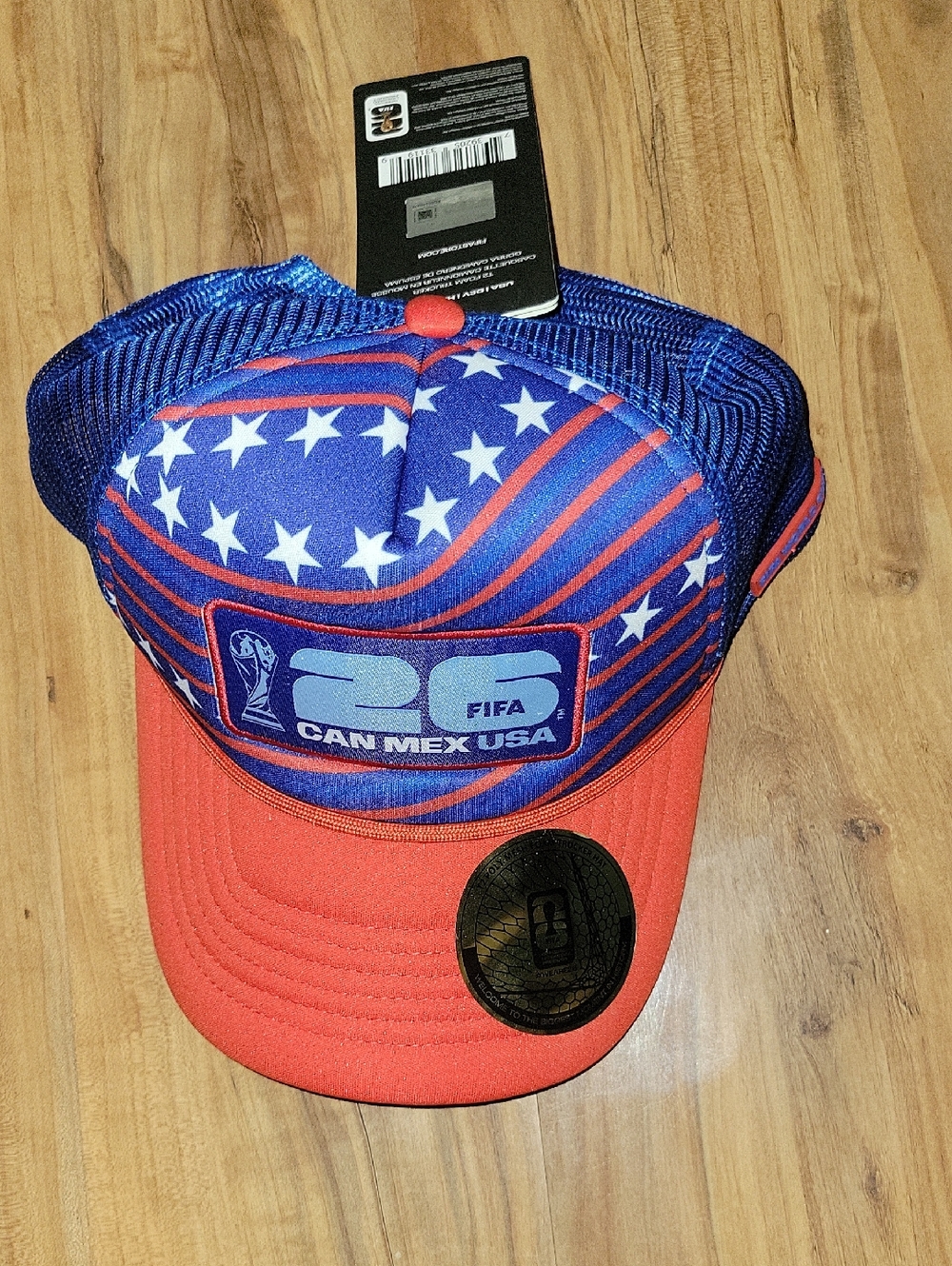 FIFA 20 Can Mex USA Red & Blue Trucker Hat